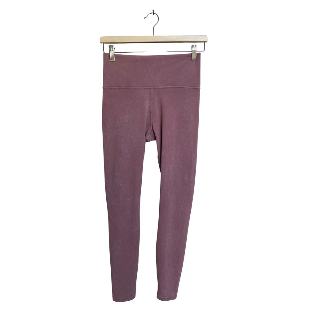 Vuori Washed Studio Leggings High Rise Yoga Pants Mauve Pink Women Size Small